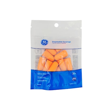 Ge Bullet Shaped Disposable Earplug 5 Pairs GP420